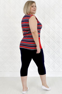 Арт. 215 Пижама с бриджами 48-58 (6 шт) Цвет:ассорти - Калинка фото 6