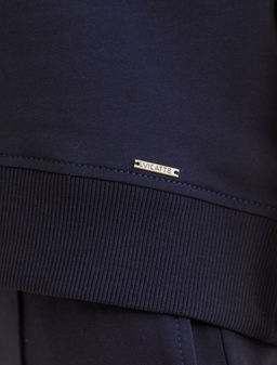 Футболка свободная с принтом из футера двухнитки с эластаном