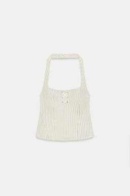 TOP HALTER RAYAS / Rayas