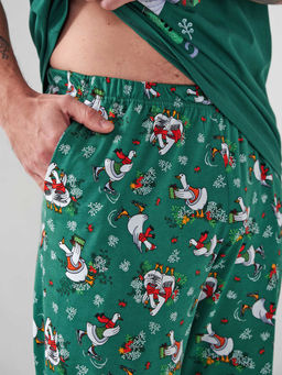 Пижама парная мужская 100% хлопок Зимние забавы - Оптима фото 8