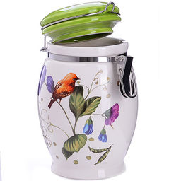 26606 Банка для сыпучих 930 мл Птичка дол/металл LR (х24) - Mayer&boch фото 2