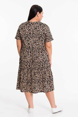 Платье М325066а Бежевый темн - Елена фото 4