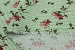 Плательная вискоза Валери, СОРТ2, цв.винтажная мята, ш.1.49м, вискоза-100%, 135гр/м.кв - Купава фото 9