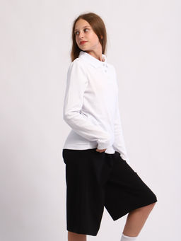 Футболка-поло София белый - Ладошки фото 11