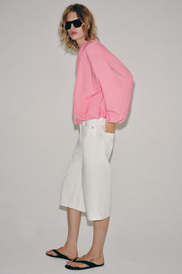 CHAQUETA BOMBER ZW COLLECTION / Rosa - Zara фото 2