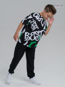 Костюм Daily men граффити бенеттон-черный - Sovalina фото 25