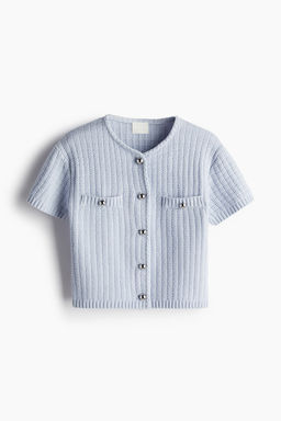 Cardigan en punto con estructura - H&m фото 5