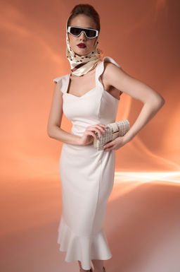 Платье Жадор (молочный) - Эльза фото 14