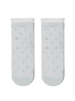 Цена за 2 пары Conte-Kids Носки TIP-TOP из вискозы с рисунками св.серый