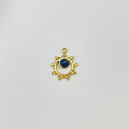 Подвеска с камнем Лазурит (1 шт)