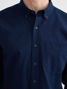 Regular Fit Erkek Gabardin G?mlek