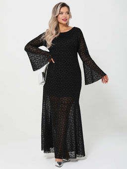 Платье Габриэлла 0455-1амх черный кристалл