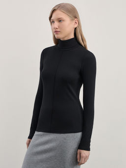 Водолазка из модала со швом / Zarina  фото 5