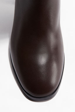 Botas de piel a la rodilla - H&m фото 5
