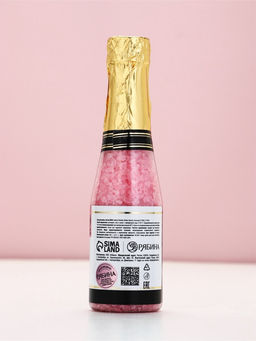 Подарочный набор Love Champagne, гель для душа и соль для ванны во флаконах шампанское, Чистое Счастье