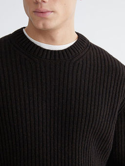 Bisiklet Yaka Erkek Triko Kazak