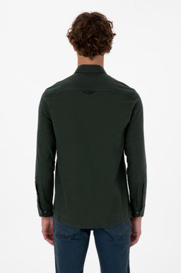 Erkek Koyu Ye_il Uzun Kollu Basic G_mlek Sepette S_rpriz _ndirim - U.s. polo assn фото 5