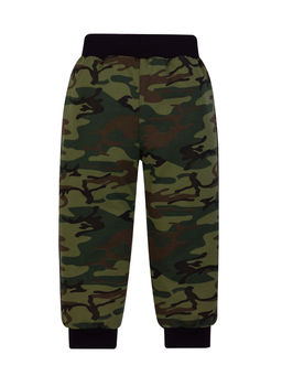 Брюки детские камуфляж черные вставки