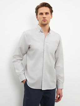 Regular Fit Uzun Kollu Arm?rl? Erkek G?mlek