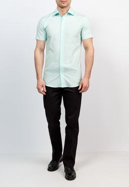 Сорочка мужская короткий рукав GREG 410/309/FR MINT/ZV  фото 7