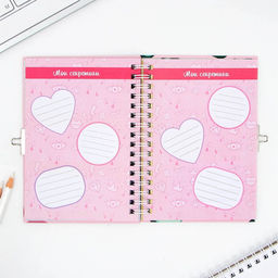 Анкета в твердой обложке на замочке Дружба навсегда, А6 40 л - Artfox фото 14