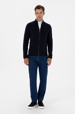 Erkek Slim Fit Lacivert Basic Triko H_rka Sepette S_rpriz _ndirim - U.s. polo assn фото 4