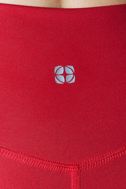 TRENDYOLMILLA K?rm?z? F?rcal? Soft Kumas Ic Bel Cep Detayl? Orme Spor Sort/K?sa Tayt THMSS24TY00020 фото 13