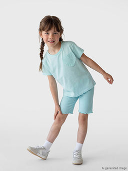 Fitilli K?z ?ocuk K?sa Tayt