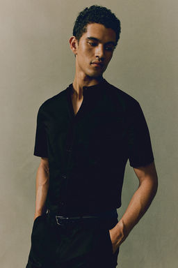 Camisa de algodon Muscle Fit - H&m фото 2
