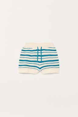 STRIPED KNIT BERMUDA SHORTS - LIMITED EDITION - Zara фото 4