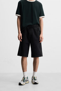 BAGGY FIT JOGGER BERMUDA SHORTS - Zara фото 2