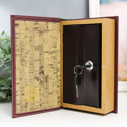 Шкатулка книга-сейф Notre-Dame De Paris, дерево, искусственная кожа, 21×13×5 см