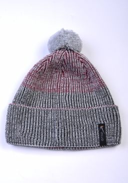 38 Шапка Меланж с помпоном для мальчика