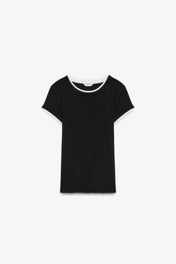DOUBLE T-SHIRT - Zara фото 23
