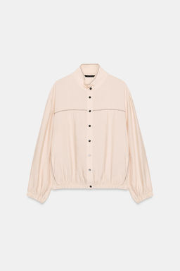 CONTRASTING SEAM BALLOON TOP - Zara фото 6