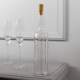 Гирлянда Нить 1 м роса с пробкой, IP20, серебристая нить, 10 LED, батарейка LR44х3 (в комплекте), свечение фиолетовое - Luazon lighting фото 6