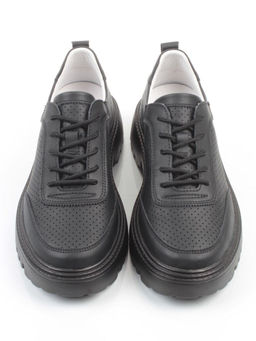 03-YH329-3 BLACK Полуботинки женские (натуральная кожа)