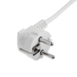 Удлинитель Luazon Lighting ECO, 3 розетки, 1.7 м, 10 А, 2200 Вт, ПВС 3х0.75 мм2, с з/к,белый