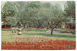 Открытка Сигулда Выставочный сад Рижского районного отделения Общества садоводства и пчеловодства Латвийской ССР