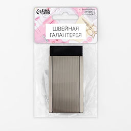 Пряжка для ремня, автоматическая, 7,5 3,7 см, цвет чёрный никель - Арт узор фото 6