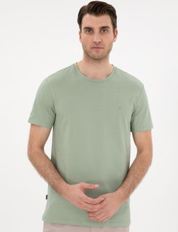 _a_la %100 Pamuk Slim Fit Bisiklet Yaka Basic Ti__rt - Pierre cardin фото 3