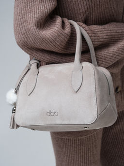 Замшевая сумка Polly DBR 31348 каменный