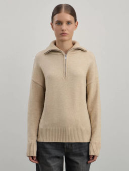 Джемпер на молнии из вискозы / Zarina  фото 3