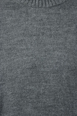 Antrasit Genis Kal?p Yumusak Dokulu Triko Kazak TWOAW25KZ00168 - Trendyolmilla фото 5