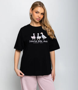 Футболка #КТ8802 (8), чёрный