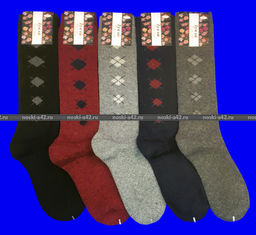 Цена за 6 пар. Зувей гольфы женские внутри махра ангора+шерсть 36-41  фото 7