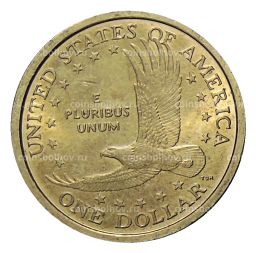 1 доллар 2000 года P США Сакагавея  Парящий Орел