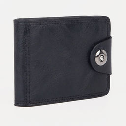 Портмоне на магните, для купюр, для карт, для монет, цвет чёрный