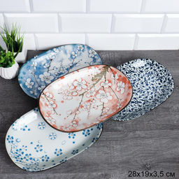 Блюдо овальное 28х19х3,5 см / BO1 /уп 32/