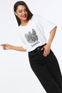 Футболка Нереально крутая, вайт - Dstrend фото 2